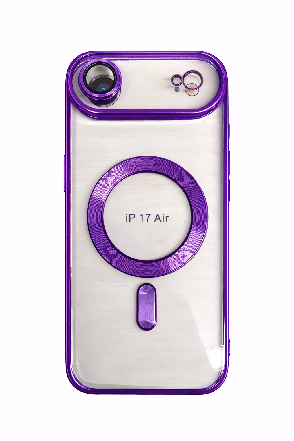 iPhone 17 Air - Chrome Magsafe + Lens - Purple